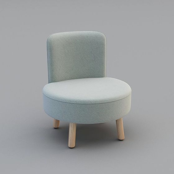 艾千家居 單人小沙發椅 北歐簡約客廳臥室布藝沙發凳子靠背小椅子