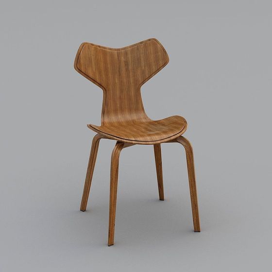 간단한 유럽 나무로 되는 컬러 라운지 의자 Fritz Hansen 그랑프리