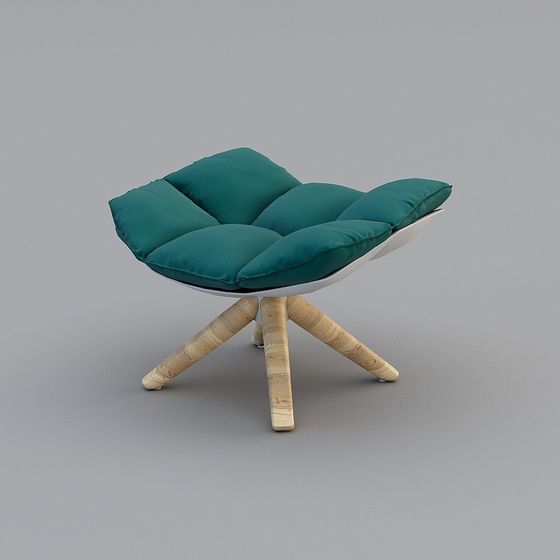 Puff Sofà Ottomano Verde Americano