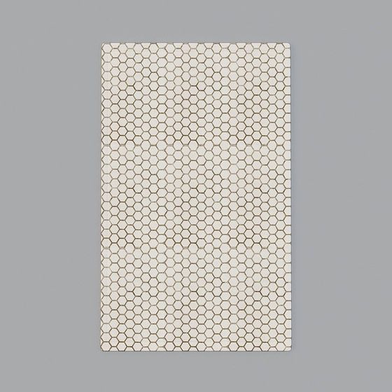 Elegant Hexagonal Tile 3D Model for Contemporary Spaces