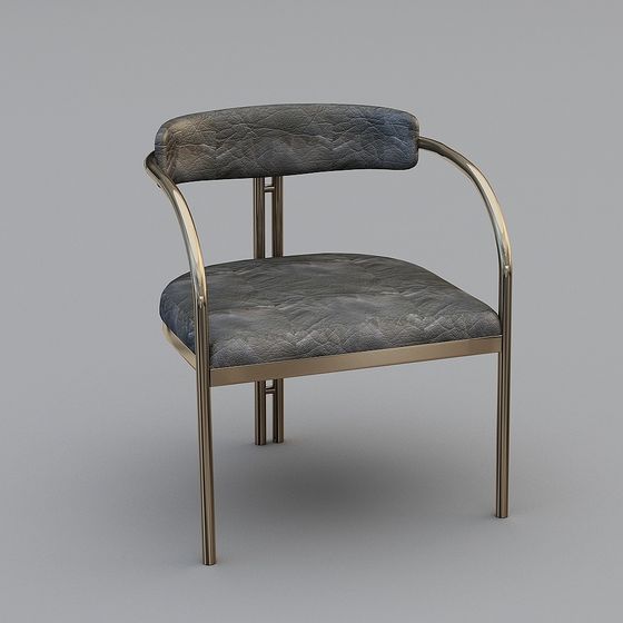 Stylish Low Poly Chair 3D model