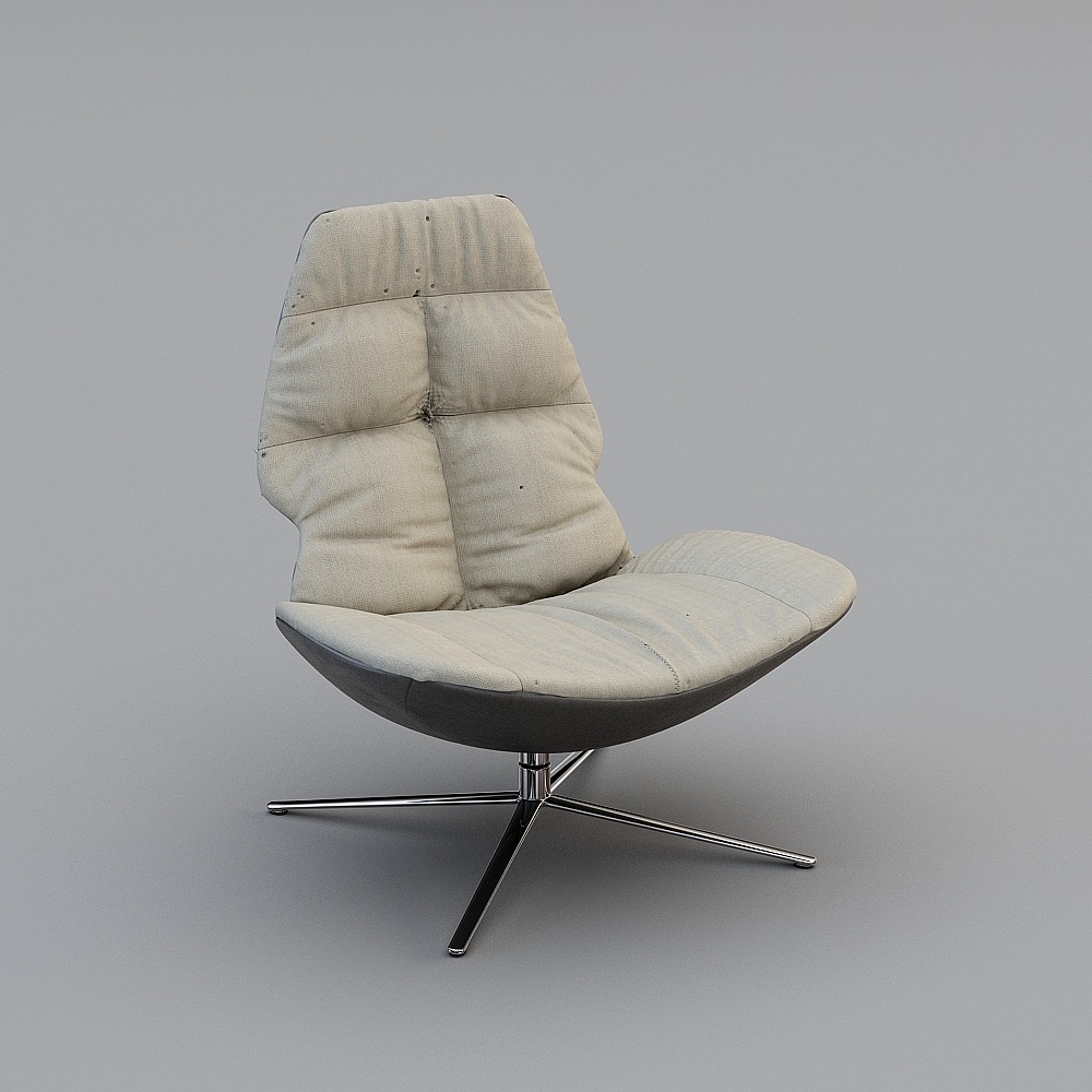 Simple European white back against the chair Accent Chair