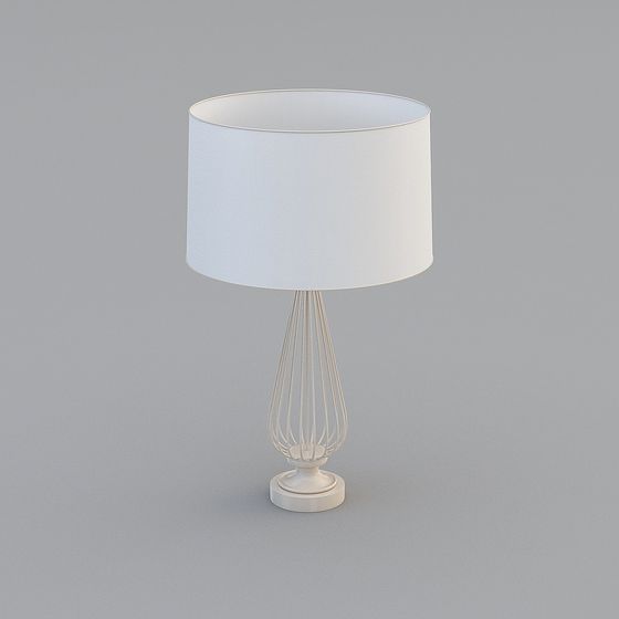 Stylish Minimalist Table Lamp 3D model for Creative Projects