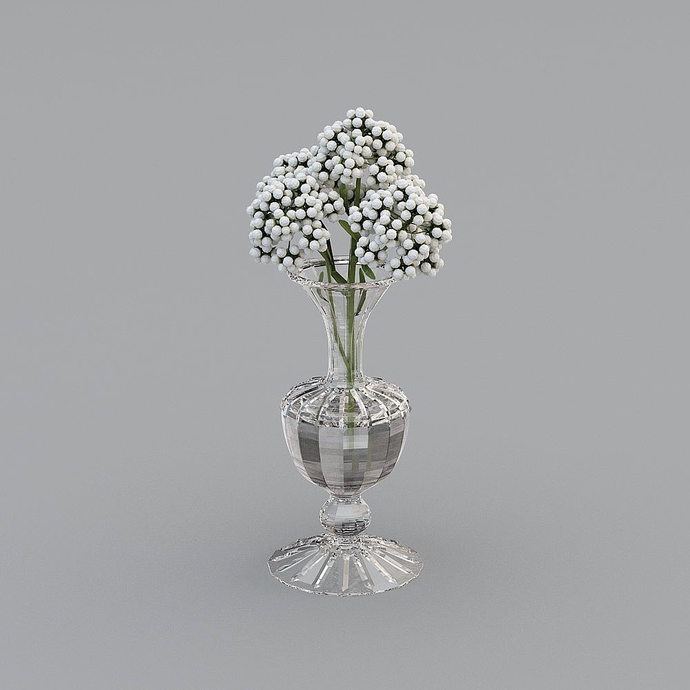 Modern floral vase