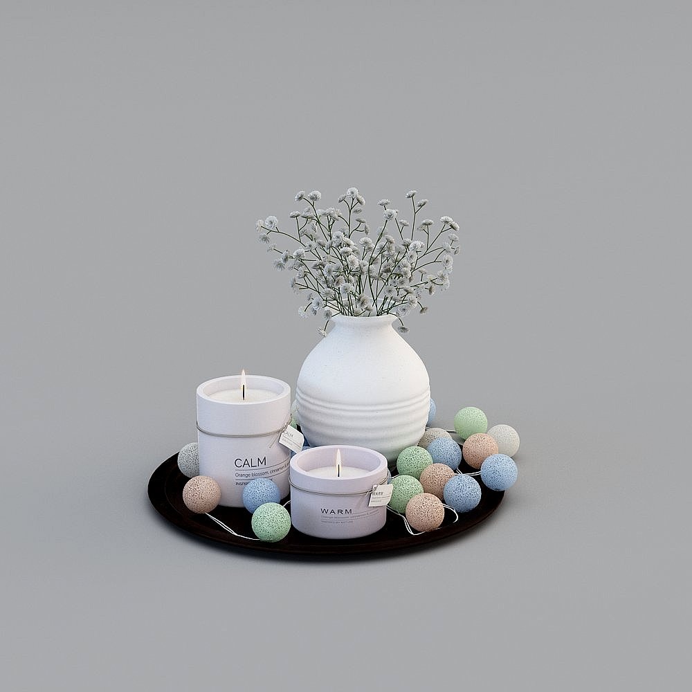 모던 장작 장식품