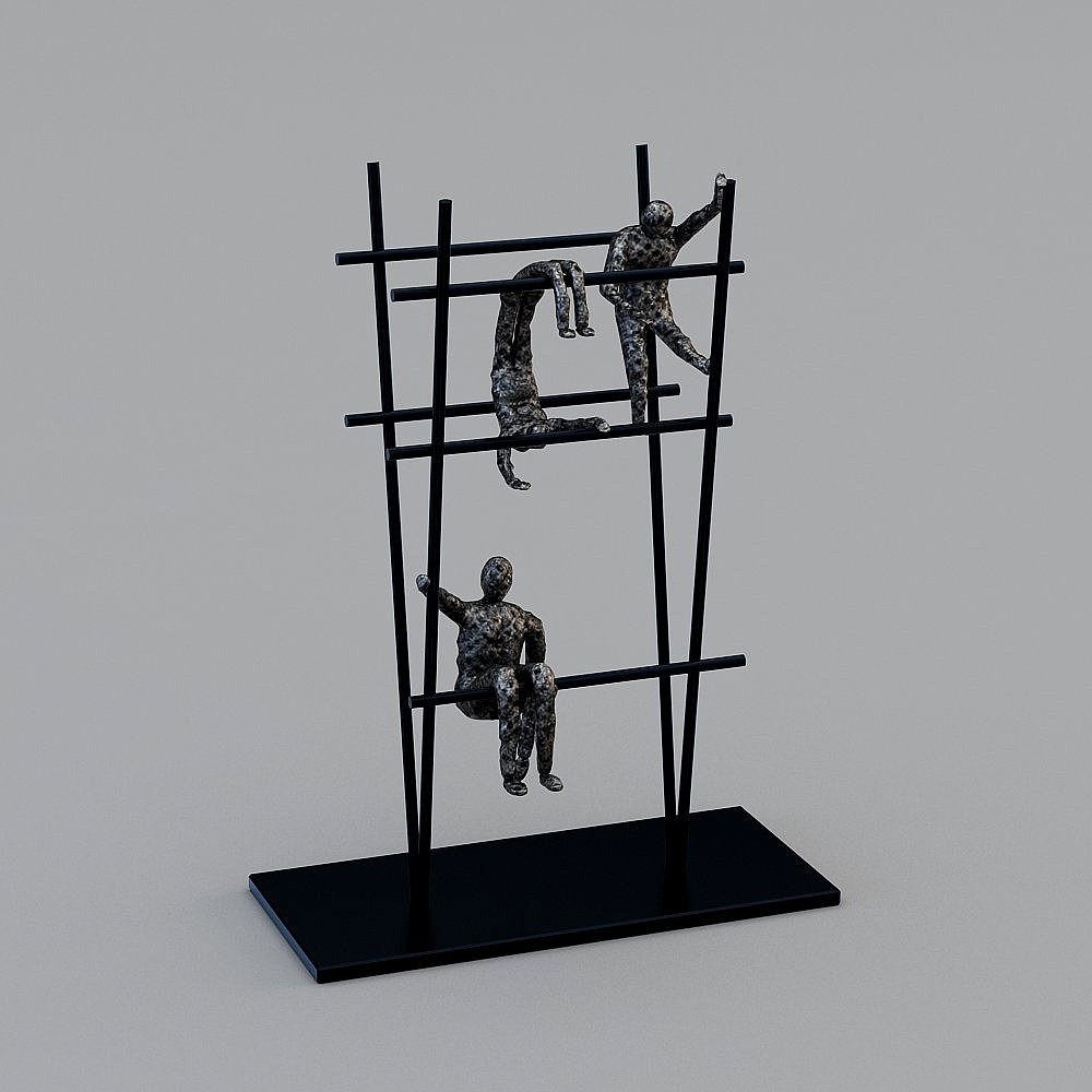 현대 블랙 장식품