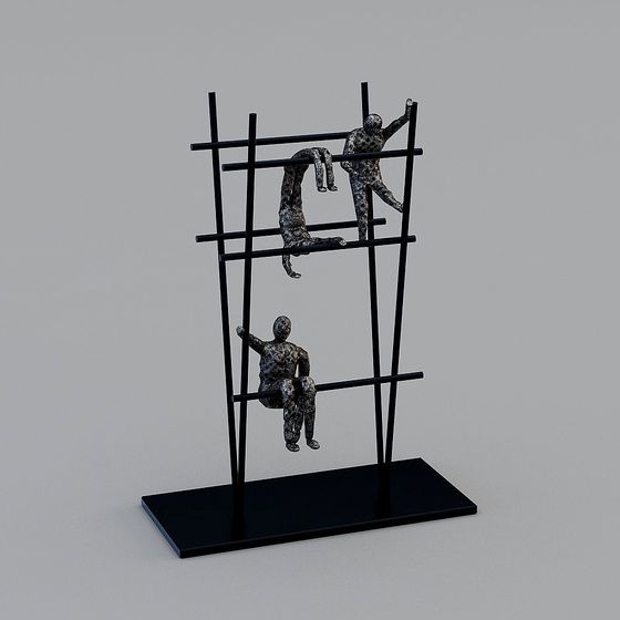 현대 블랙 장식품