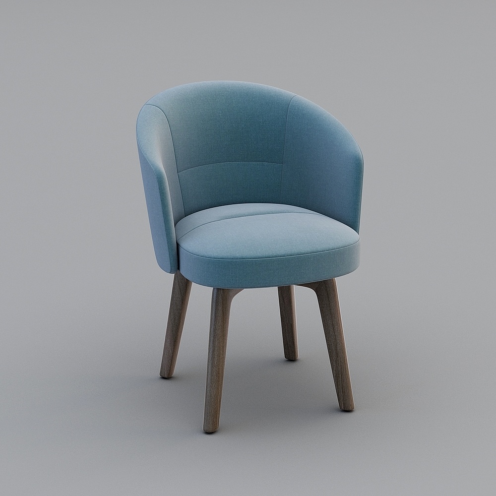 Sedia Accento Blu Americana