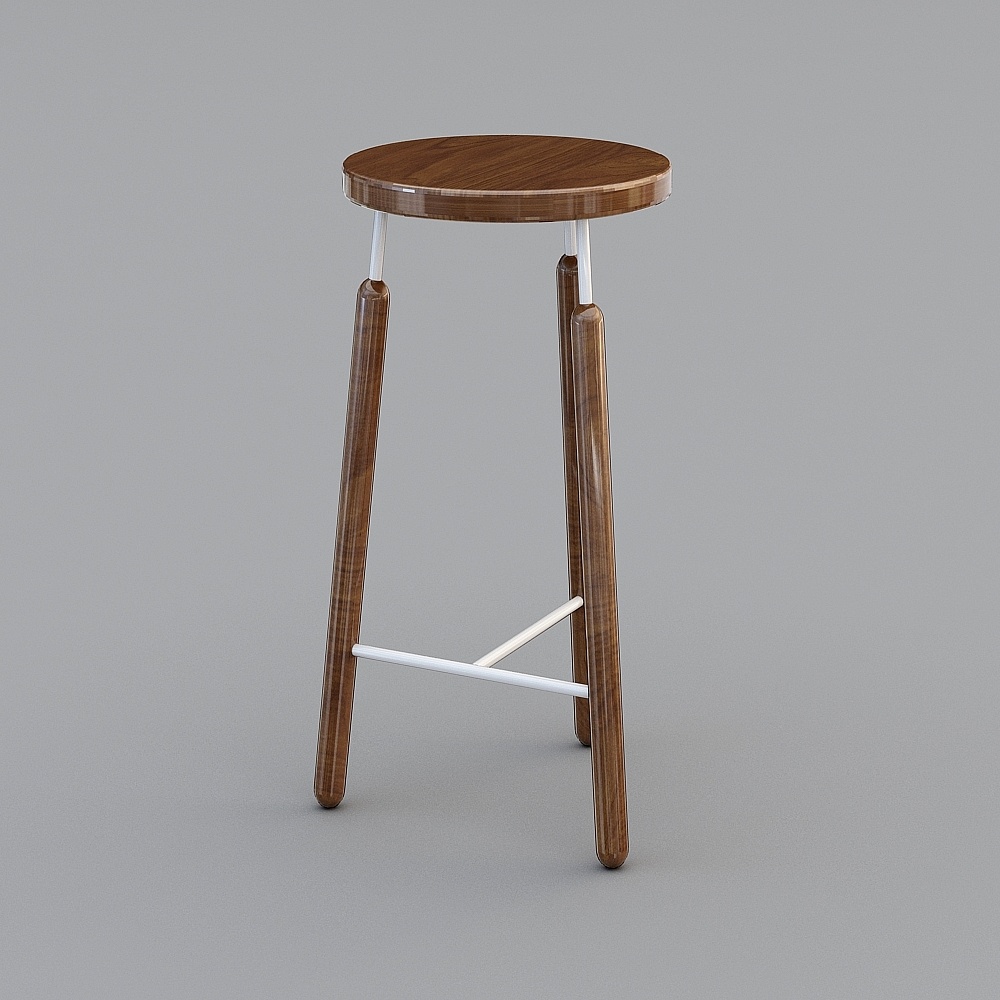 Modern wood bar chair