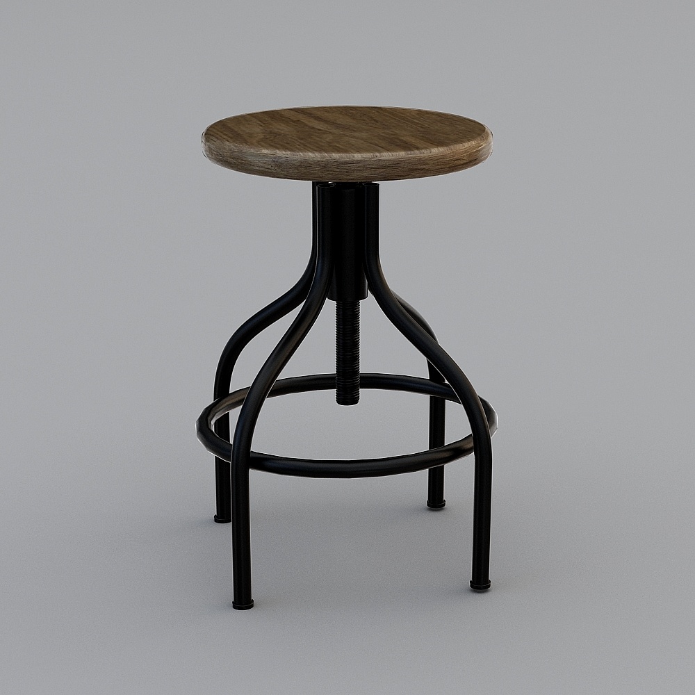 아메리칸 스타일 블랙 막대기 의자 막대기 의자