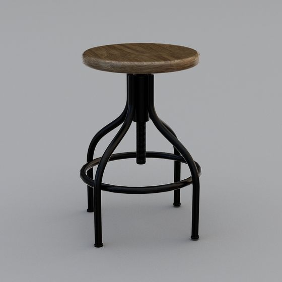 아메리칸 스타일 블랙 막대기 의자 막대기 의자