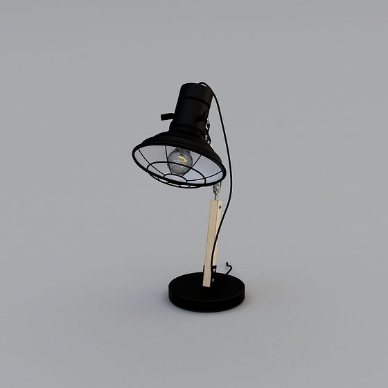 간단한 유럽 검은 테이블 램프 테이블 램프