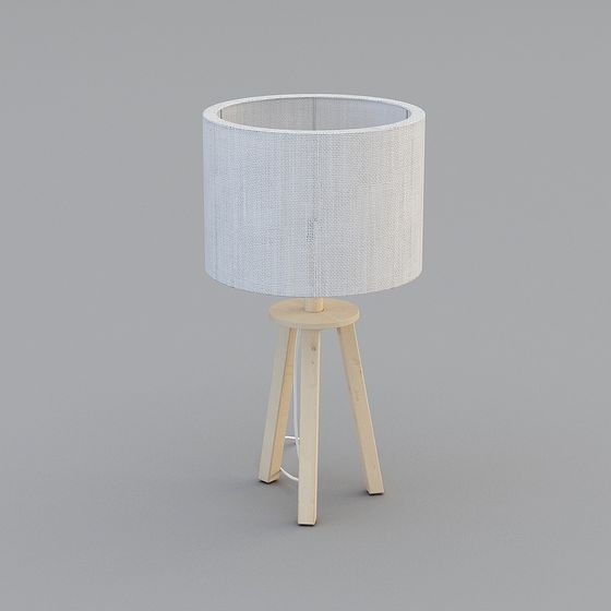 Stylish Table Lamp 3D model for Contemporary Spaces