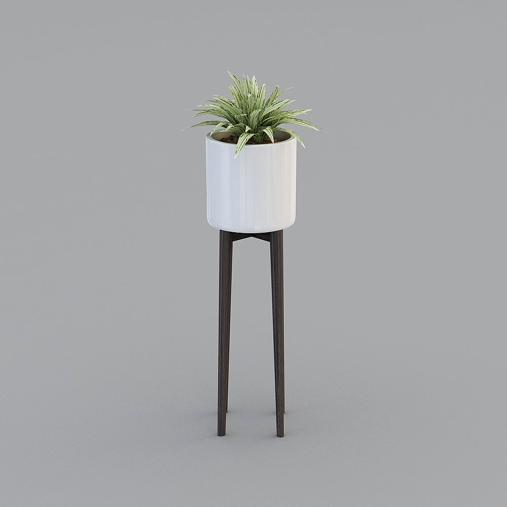 Pianta verde moderna