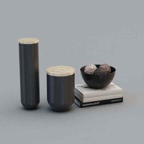 ornements noirs modernes