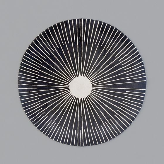 Sun Wheel 3D Model - Geometric Art Design