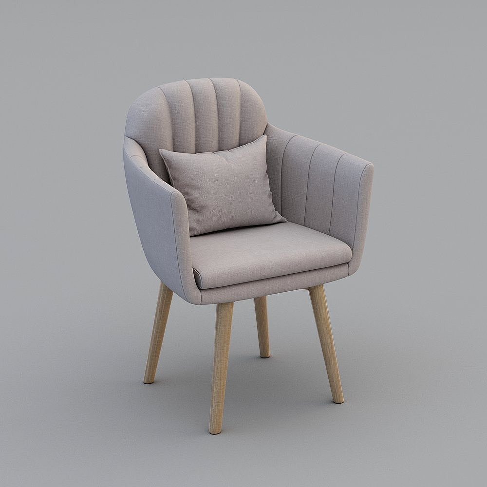Simple European pink Kursi chair Accent Chair