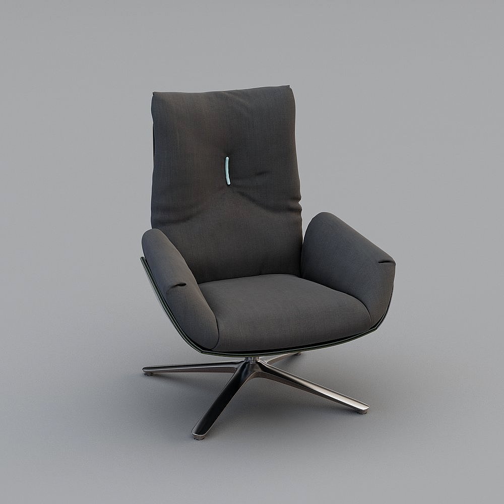 Modern Brown back against the chair Accent Chair
