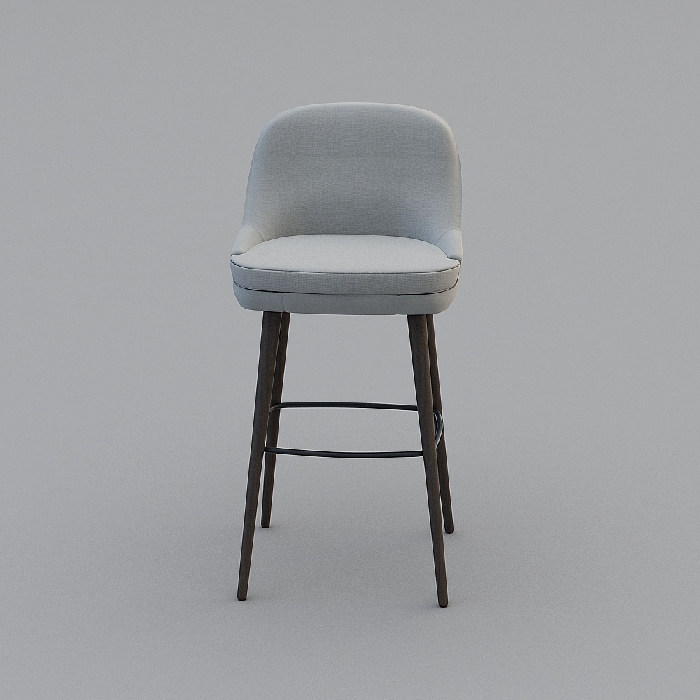 北歐青色吧檯椅