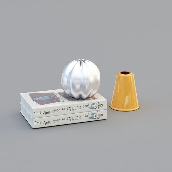 Low Poly Modern Decorative 3D Model