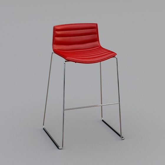 Современный красный барный стул Arper Catifa 46