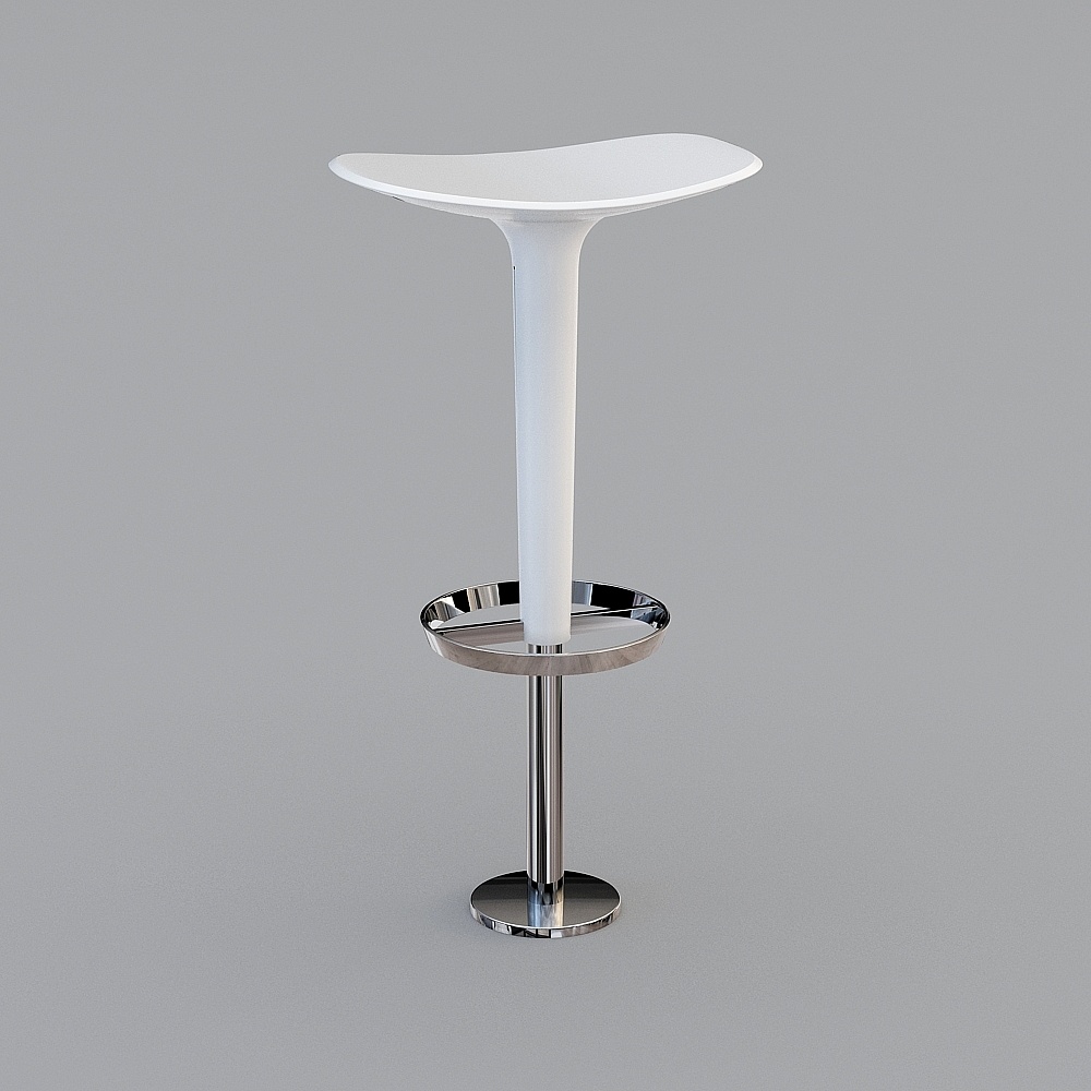 現代白色吧檯椅