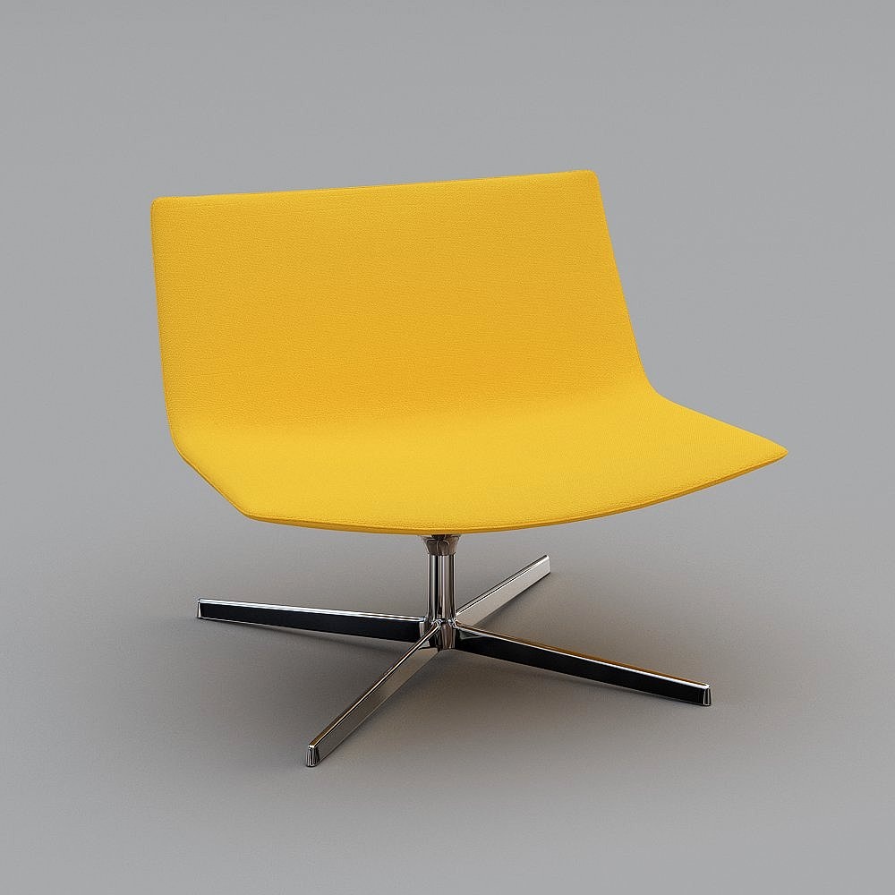 Sedia Gialla Moderna Arper Catifa 80