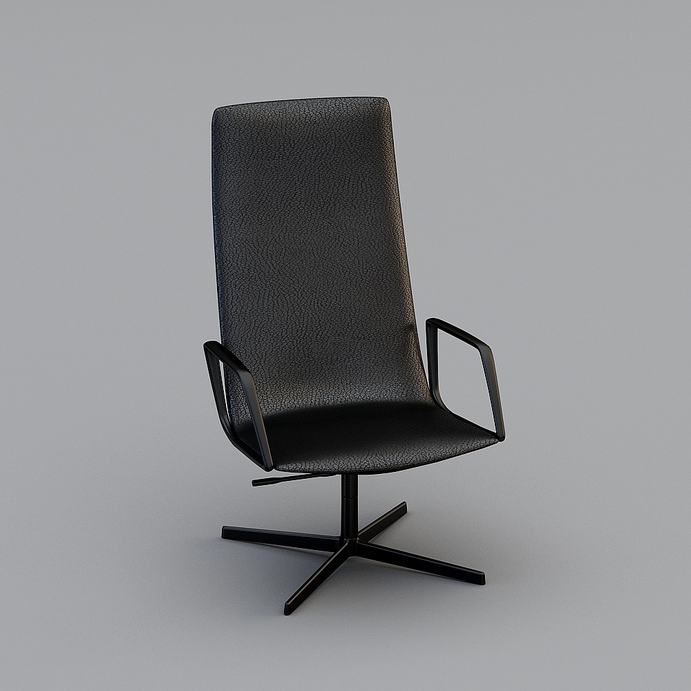 현대적인 검정 의자 Arper Catifa Sensit