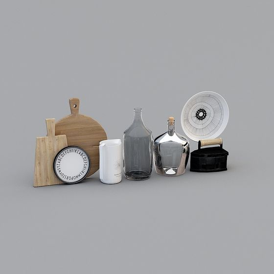 Modern Minimalist 3D Decorative Model Collection