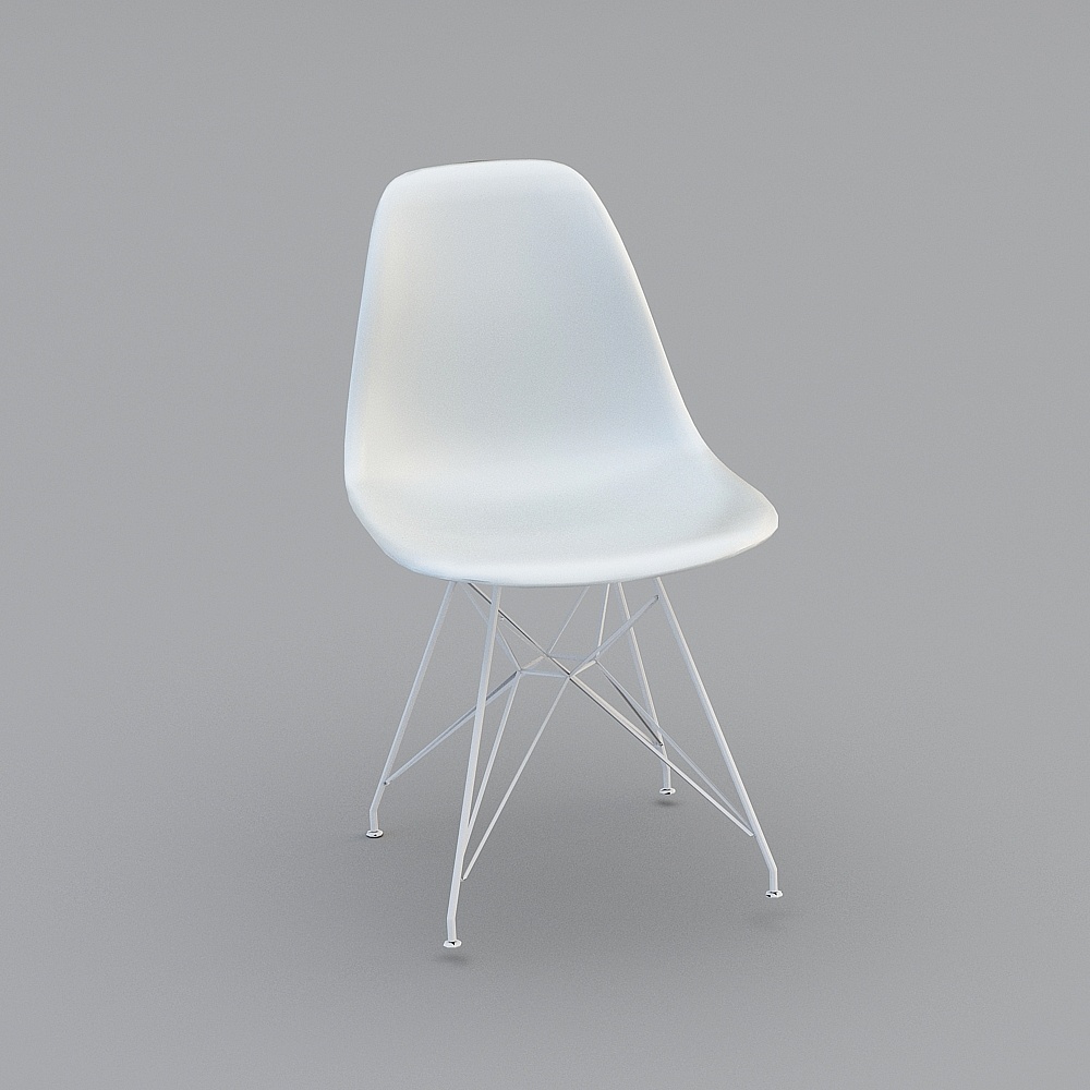 간단한 유럽 흰색 Eames 체어 DSR