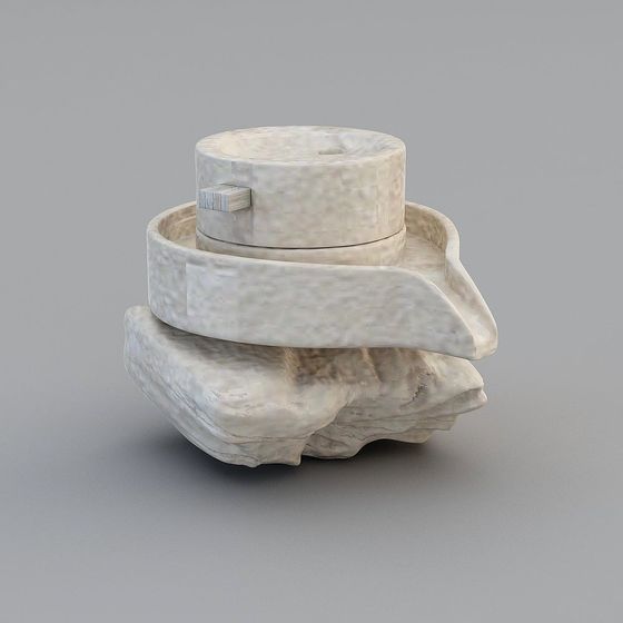 Natural Stone Box 3D model