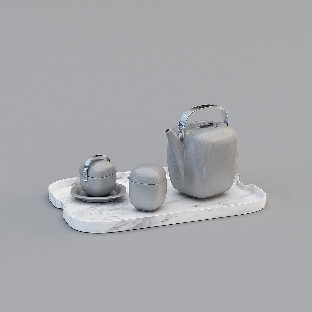 Modern living room tea set