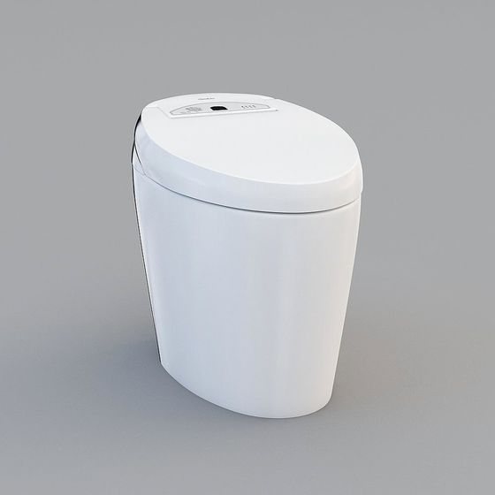 Smart Minimalist Trash Bin 3D model