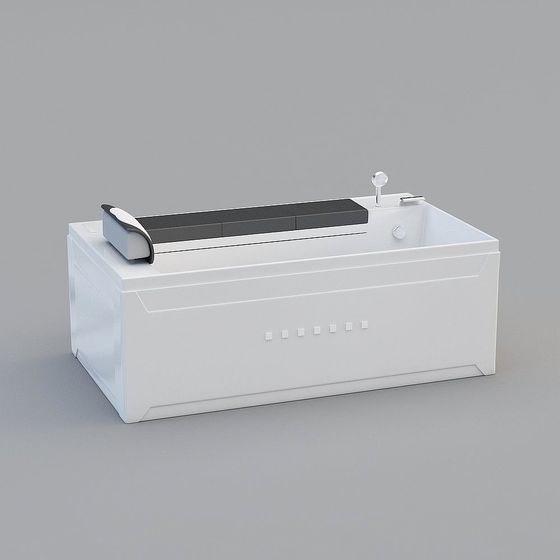 Modern Minimalist Bathtub 3D model