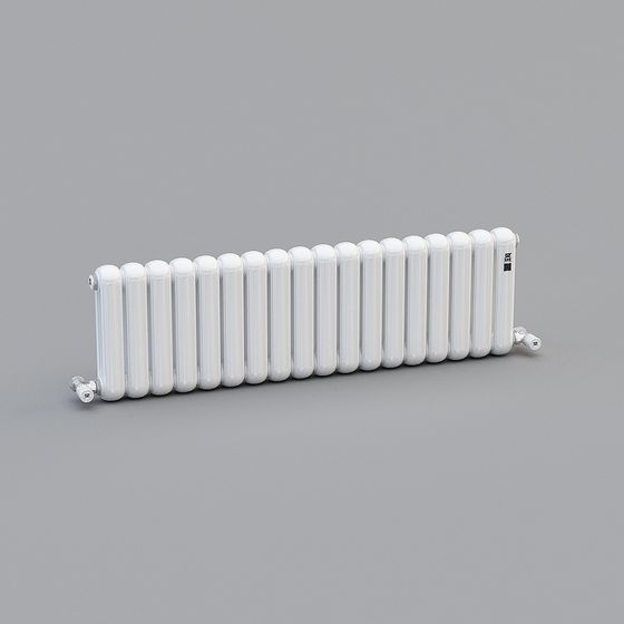 Modern Gray Heater 3D Model for Contemporary Spaces