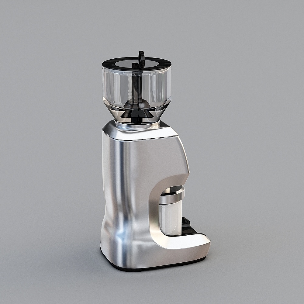 Stylish Low-Poly Coffee Machine 3D model