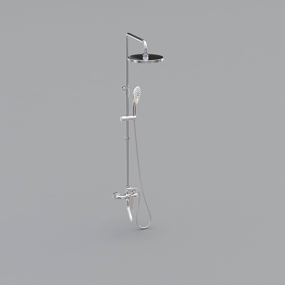 Bộ sen cây gắn tường Widex inox đầu sen ra