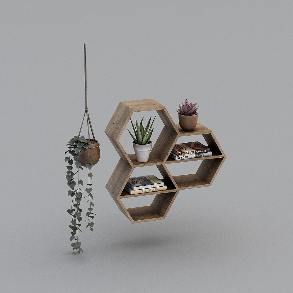 Combinazione vaso da parete piante-02