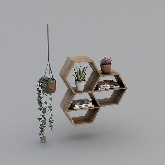 Combinazione vaso da parete piante-02