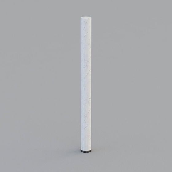 Elegant Marble Column 3D model for Modern Design
