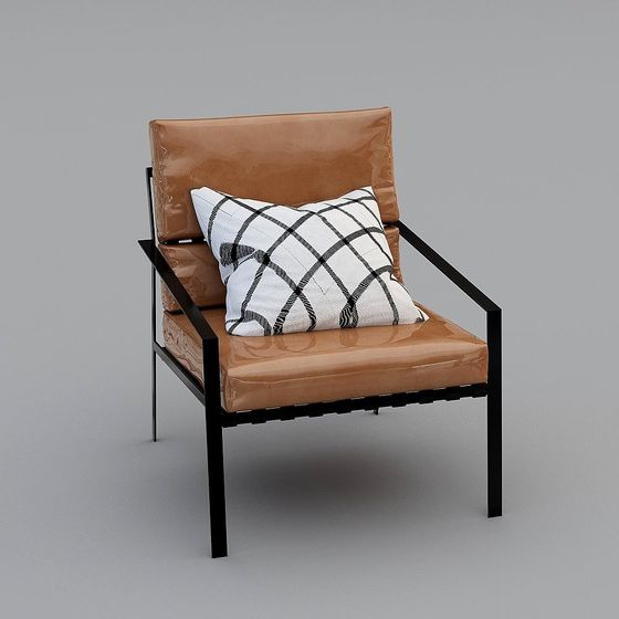 북유럽 브라운 돌 회전형 암막 의자