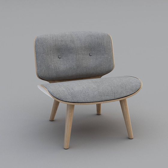 Cozy Lounge Chair 3D model