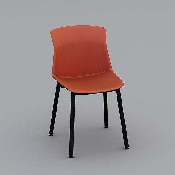 Poltrona arancione nordica