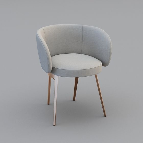 現代灰白色背靠椅