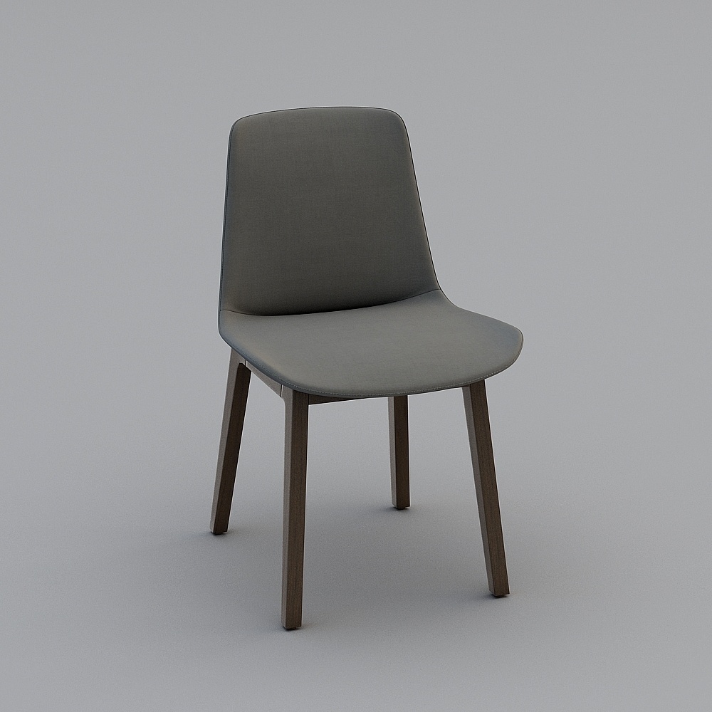 Poltrona Grigia Nordica con Schienale