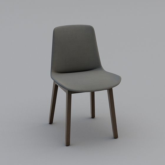 Poltrona Grigia Nordica con Schienale