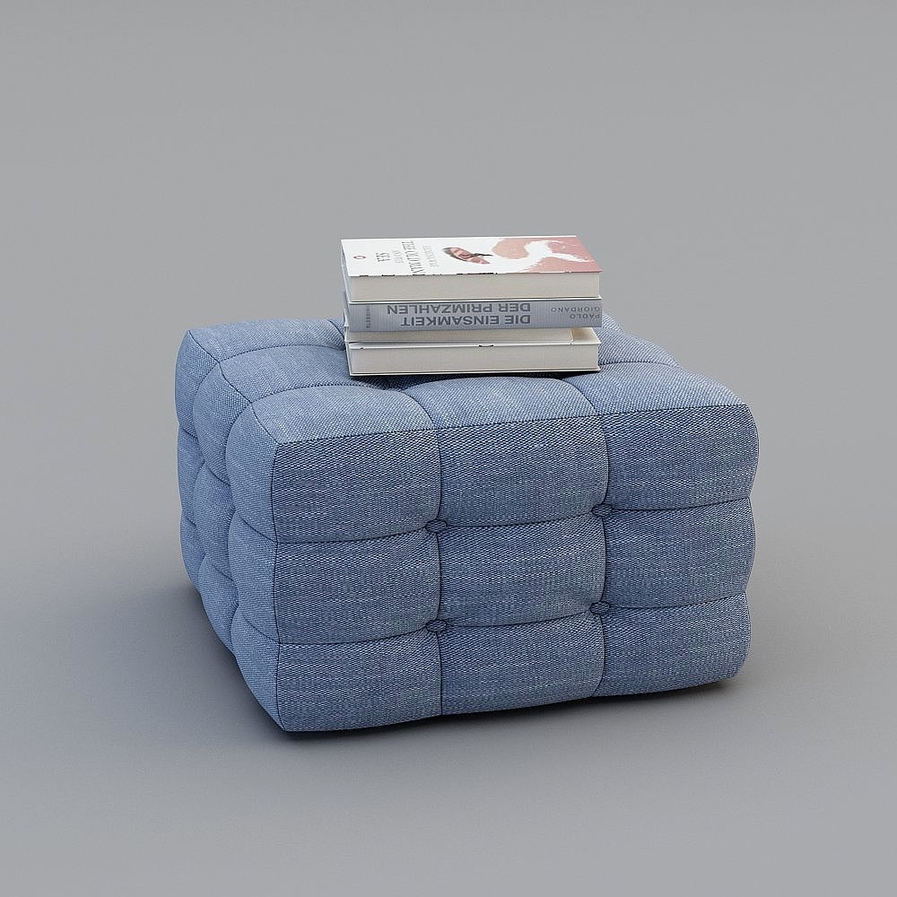 Puf blu cinese nuovo