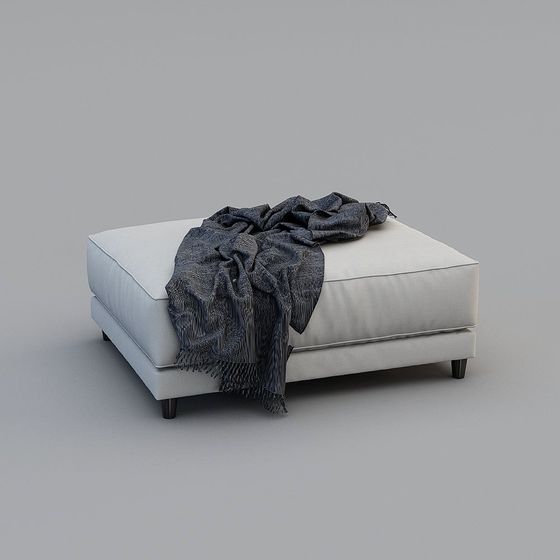Comfort Corner Sofa Stool 3D model