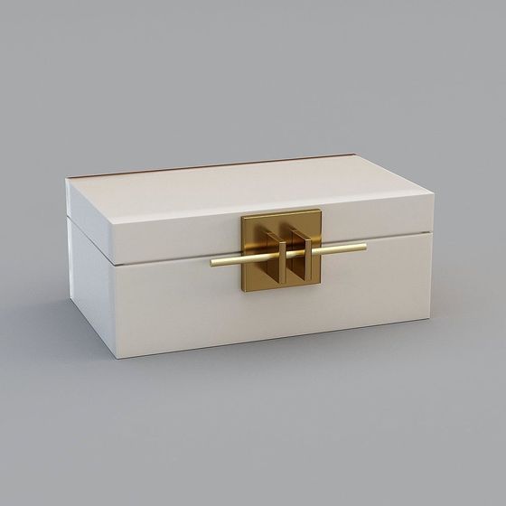 Stylish Jewelry Box 3D Model for Creative Projects