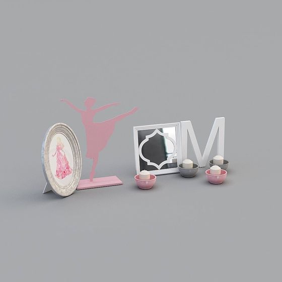 Ballerina Decor 3D model
